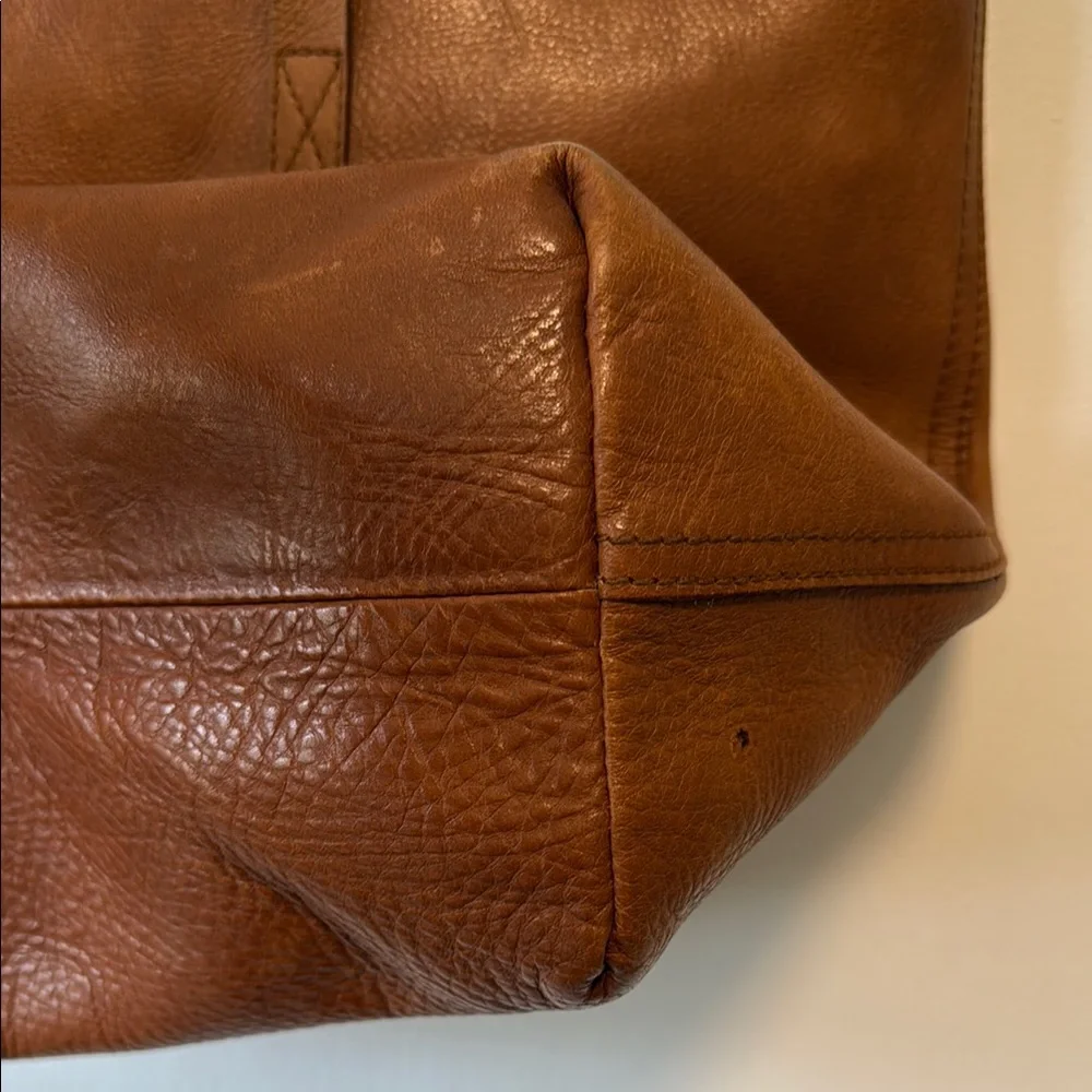 Madewell Transport Brown Leather Tote - Picture 5 of 11